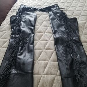 Ladies Harley Fringed Riding Chaps